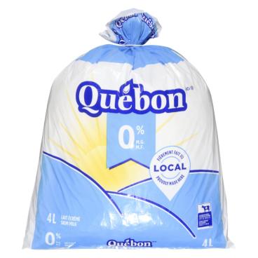 Québon Skim Milk 0% M.F. 4L