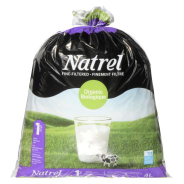 Natrel Organic Fine-Filteres Partly Skimmed Milk 1% M.F. 4L