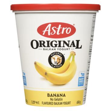 Astro® Original Balkan Yogurt Banana 3.25% M.F. 650g