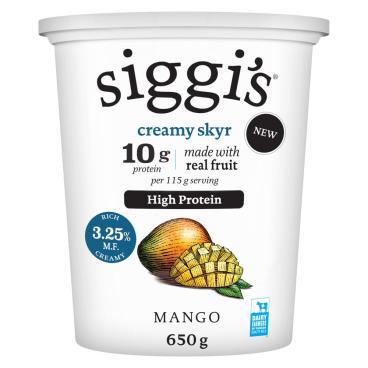 Siggi's Skyr Yogurt Mango 3.25% M.F. 650g