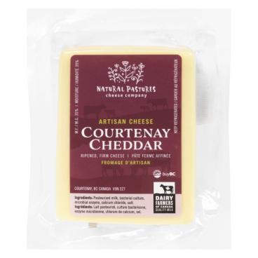 Natural Pastures Cheese Company Courtenay Cheddar 180g
