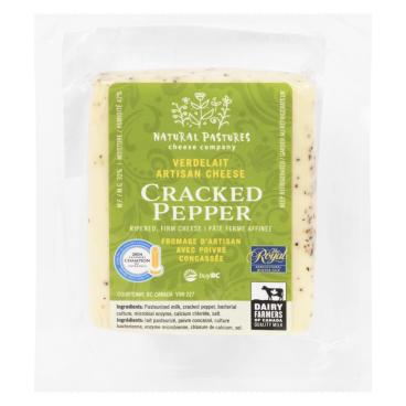 Natural Pastures Cheese Company Cracked Pepper Verdelait 180g