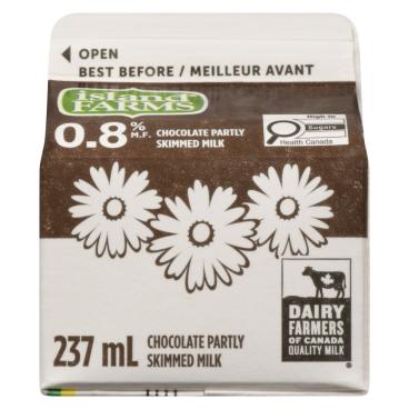 Island Farms Partly Skimmed Chocolate Milk 0.8% M.F. 237ml