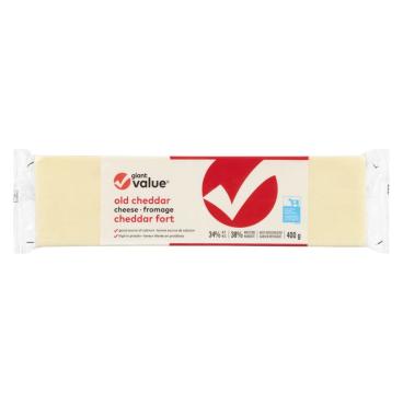 Giant Value Old White Cheddar 400g