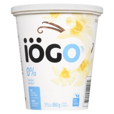 Iögo Vanilla Yogurt 0% M.F. 650g
