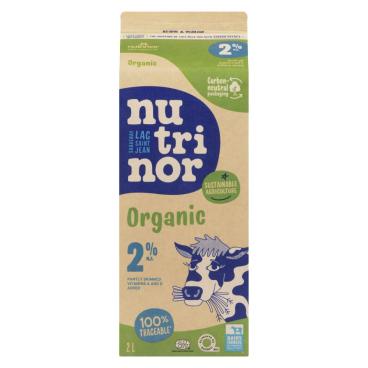 Nutrinor Organic Nordic Partly Skimmed Milk 2% M.F. 2L