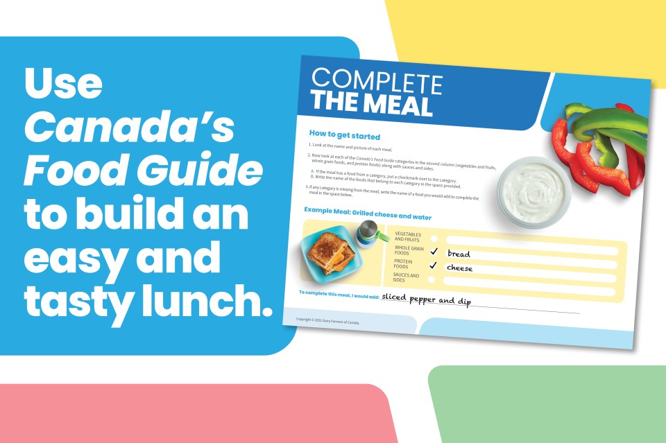 Image of Complete the Meal Activity