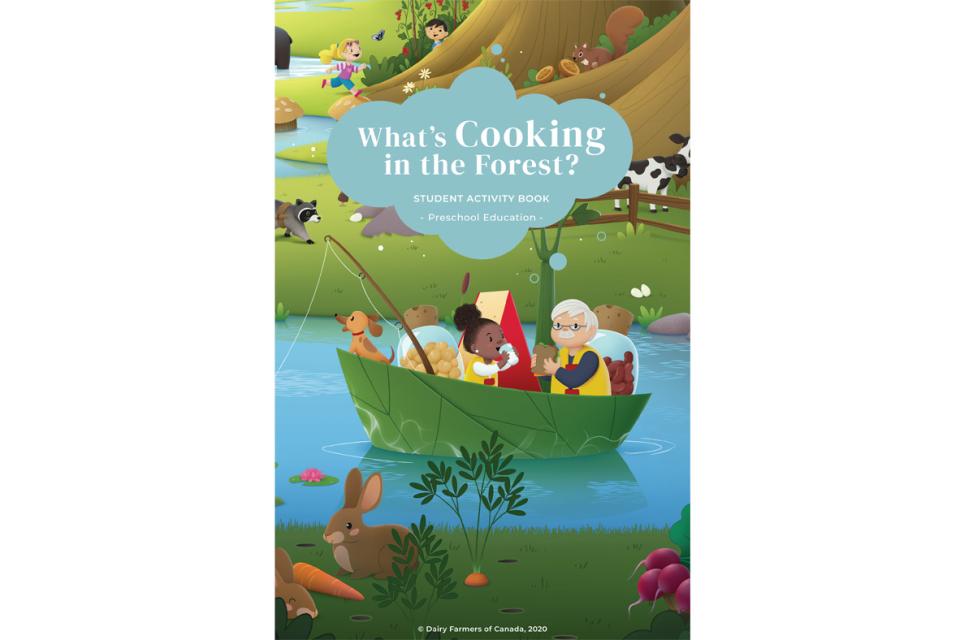 Cover of free activity book on Canada’s Food Guide (preschool)