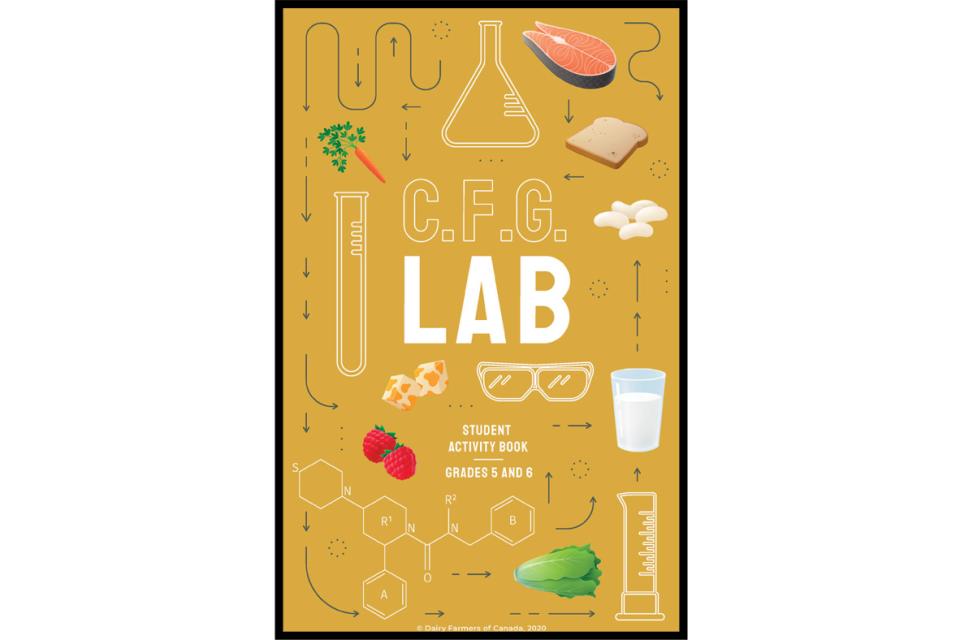 Cover of the free activity book on Canada’s Food Guide for fifth and sixth graders