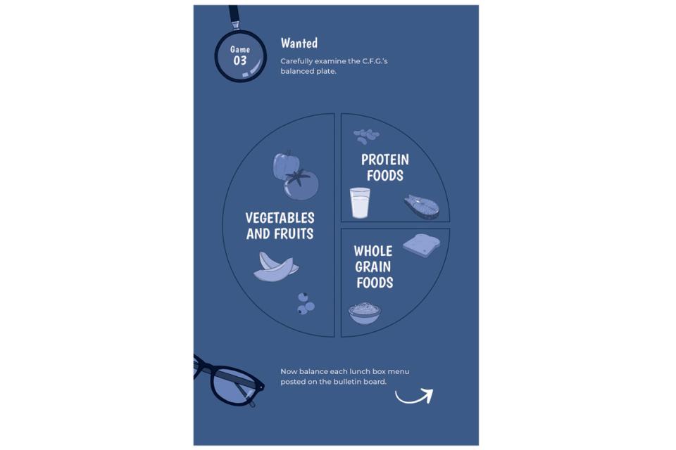 Page 4 of free activity book on Canada’s Food Guide, cycle 2