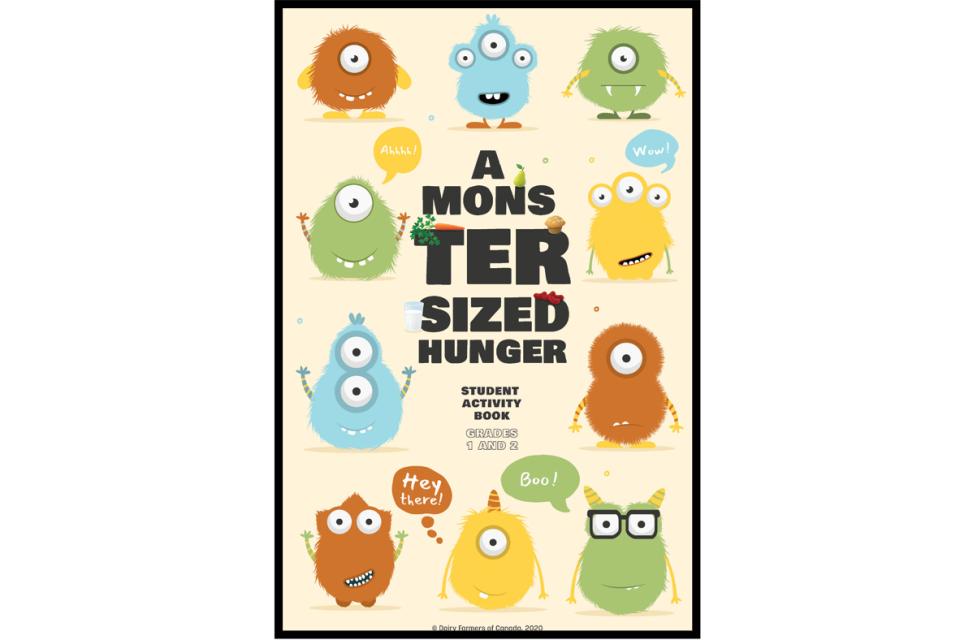 Cover of the free activity book on Canada’s Food Guide for first and second graders