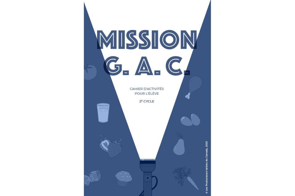 Cover of free activity book on Canada’s Food Guide, cycle 2