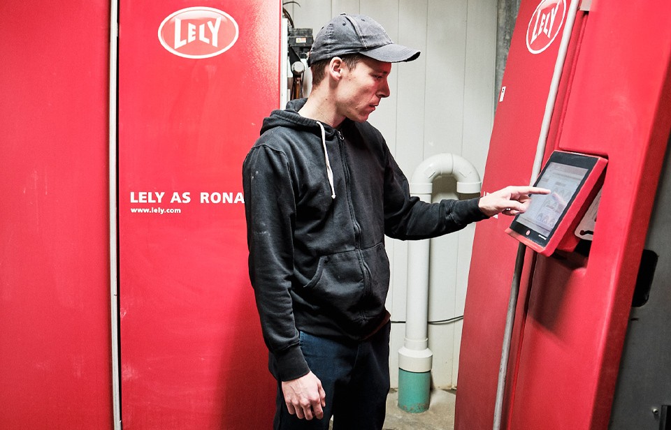 Nicolas, a Canadian dairy farmer