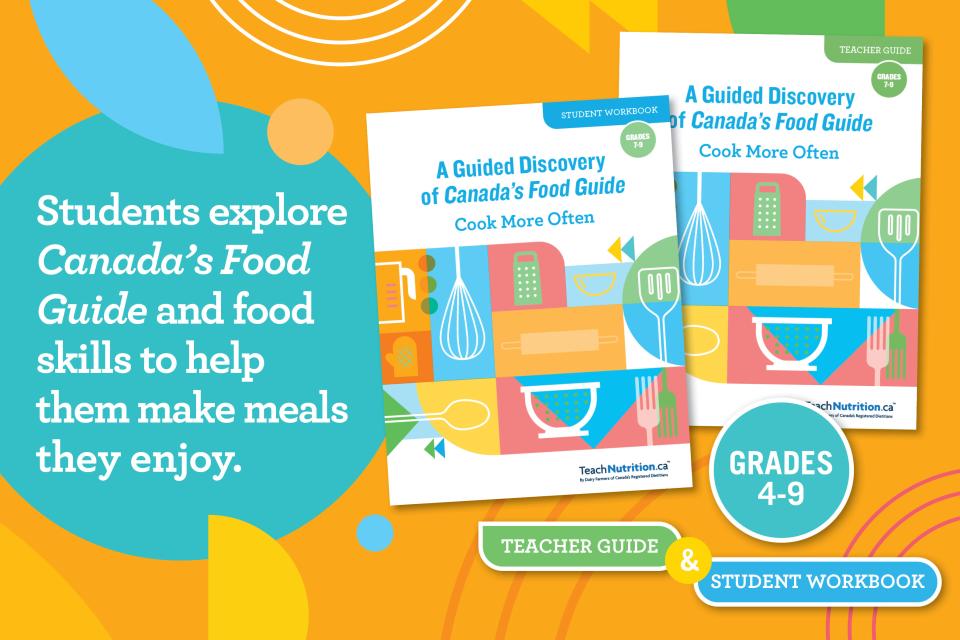 Students explore Canada's Food Guide and food skills to help them make meals they enjoy.
