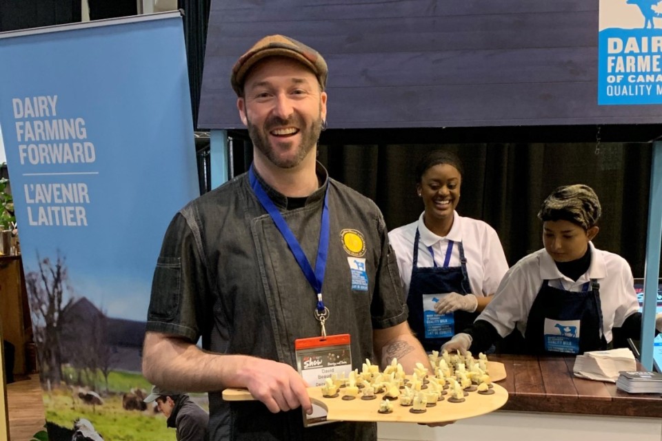 David Beaudoin at the Restaurants Canada Show 2020