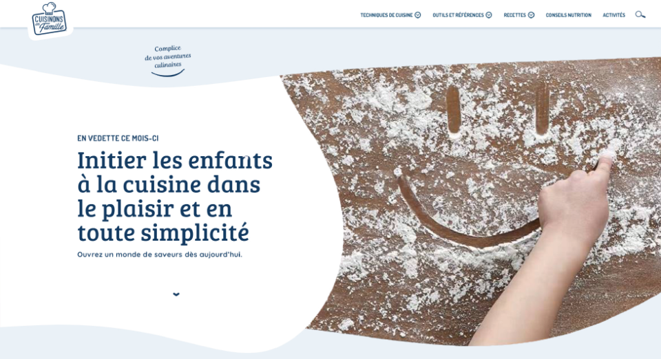 Web Site cuisinonsenfamille.ca