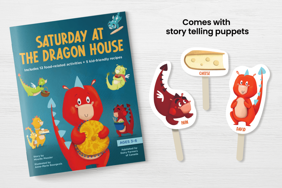 Preschool & kindergarten book. Free kit to help spark interest in food and confidence in cooking