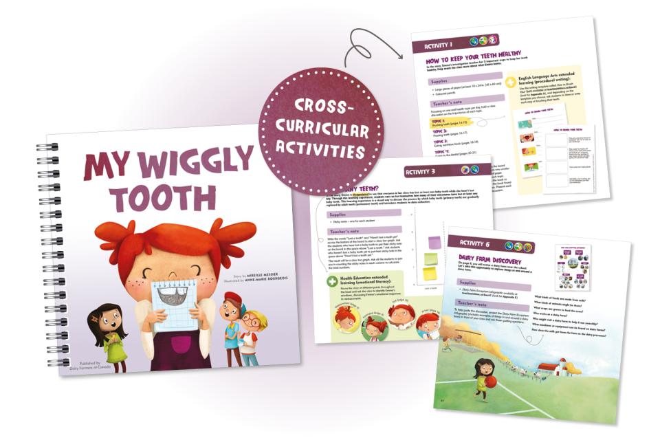 Free read aloud book and cross-curricular activities to help grade 1 students learn how to take care of their teeth.