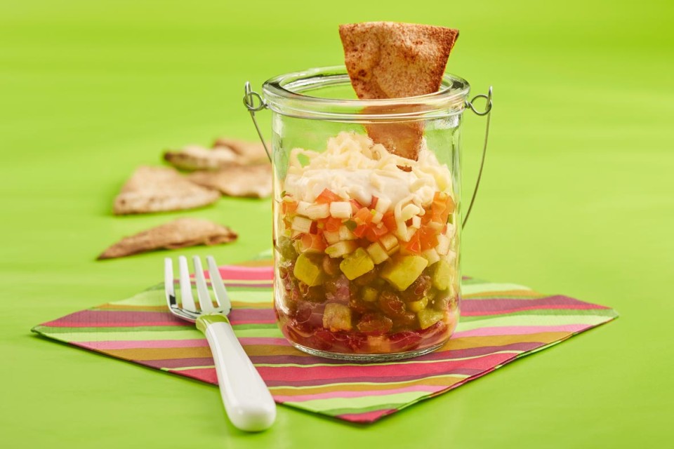 Salsa pomme et haricots noirs recipe