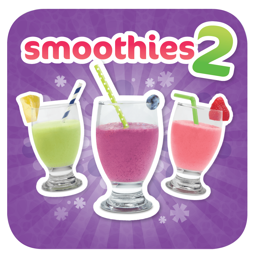 Smoothies 2 cover page with 3 smoothies