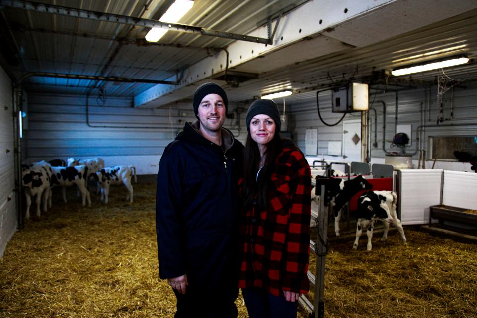 Richard and Michelle, dairy farmers from Manitoba 
