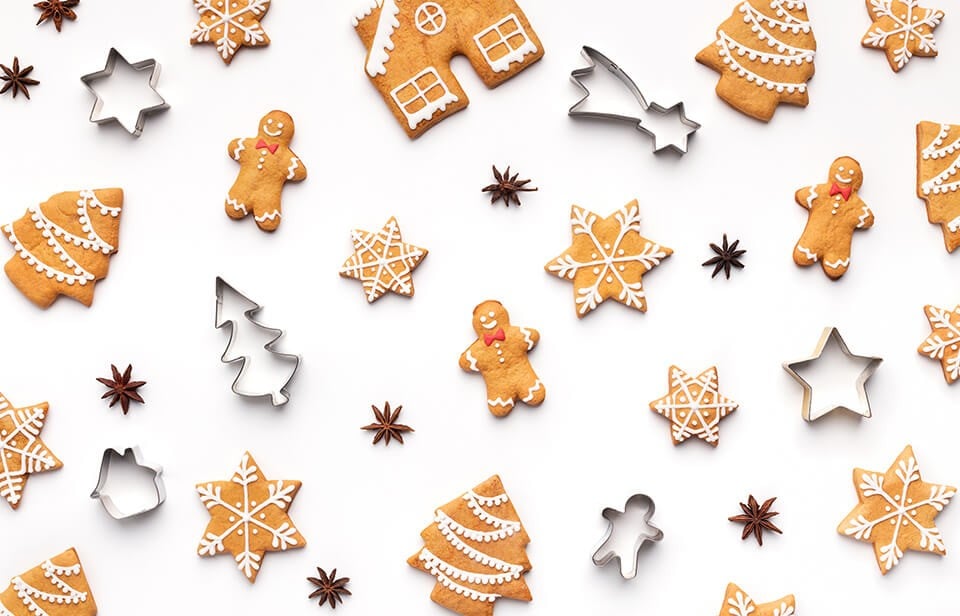 Gingerbread cookies, the perfect treat for a cookie exchange