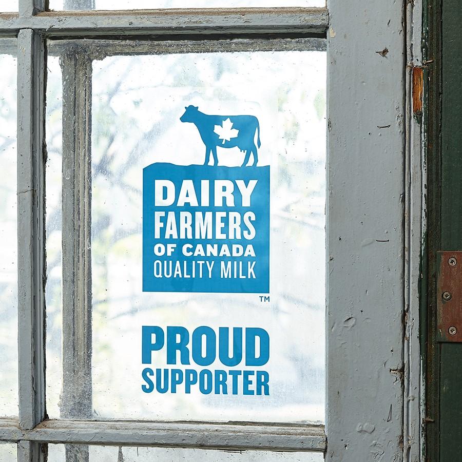 Proud Supporter English window cling on window