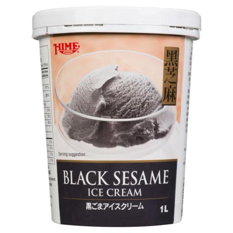 Hime Black Sesame Ice Cream 1L | Canadian Goodness