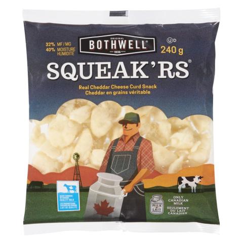 Bothwell Cheese White Squeak'rs Curds 240g