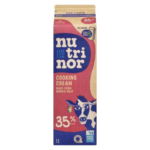Nutrinor Nordic Cooking Cream 35% M.F. 1L | Canadian Goodness