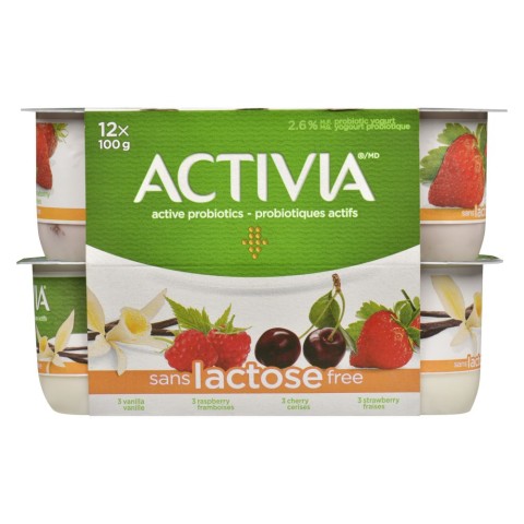 Activa Raspberry Player Activia Lactose Free Vanilla Raspberry Cherry Strawberry Probiotic ...