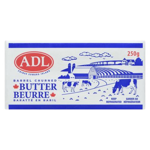 ADL Creamery Butter 250g Canadian Goodness ADL Creamery Butter 250g Canadian Goodness