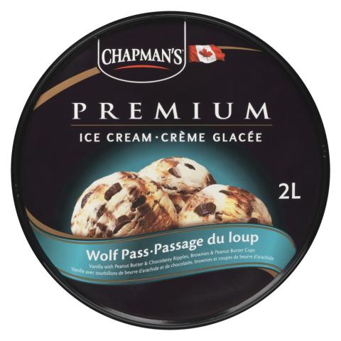 Chapman's Wolf Pass Premium Ice Cream 2L