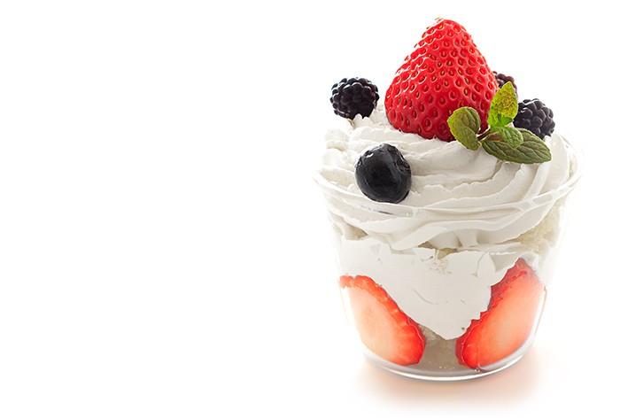 Whipped cream dessert