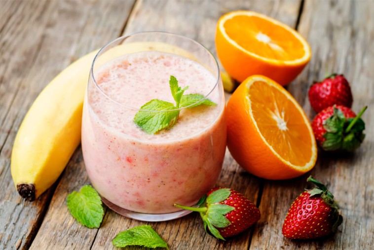 Strawberry-Orange Sunburst Smoothie