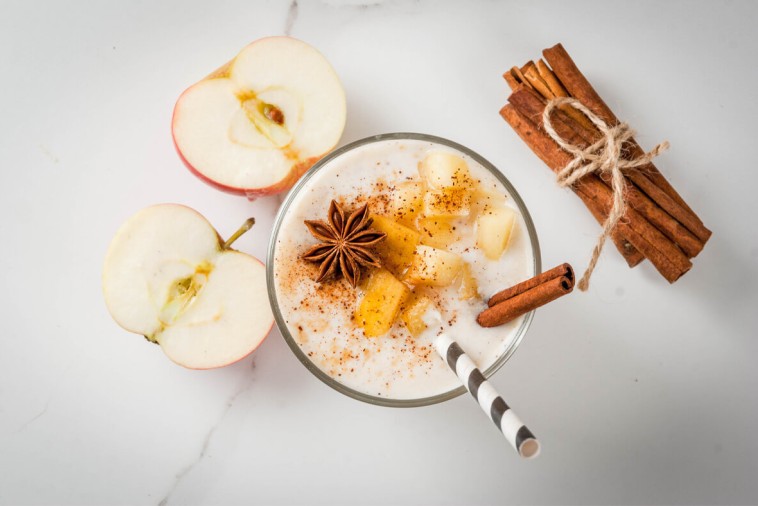 Lait frappé délice aux pommes