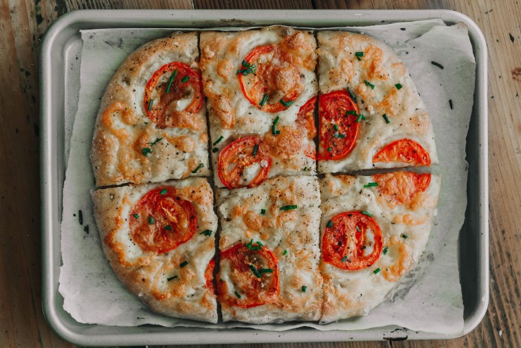 bocconcini tomato focaccia