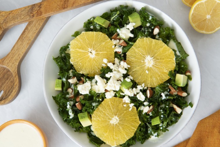 Citrus Kale & Avocado Salad