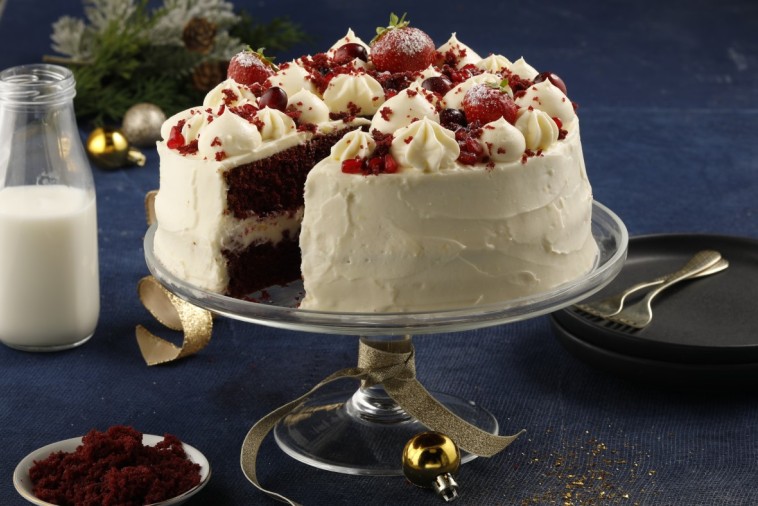 Red Velvet Cake with Cream Cheese Frosting