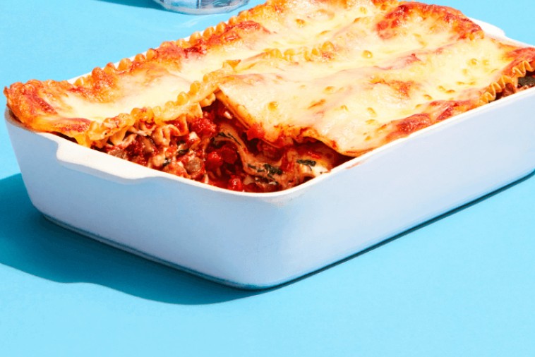 Lasagna with Ratatouille Sauce