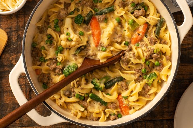 One-Pot Beef Noodle Supper