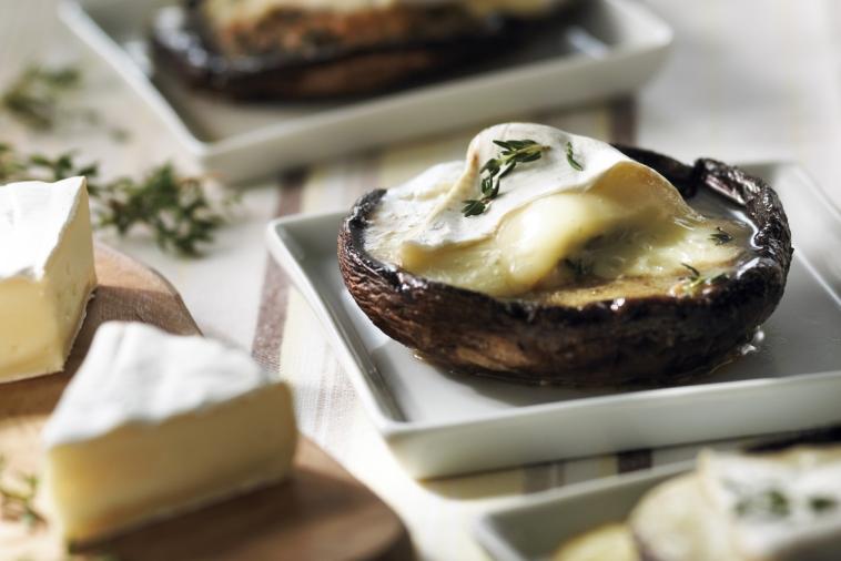 Grilled Portobello with Canadian Brie