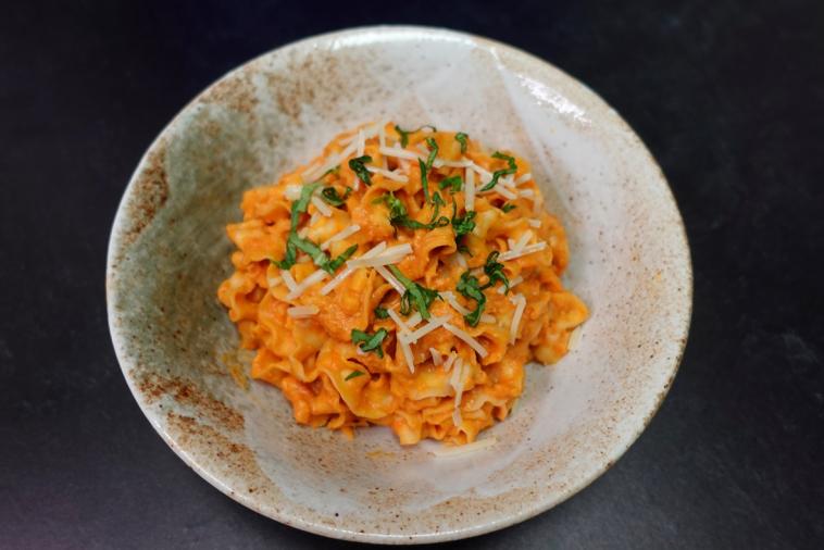 Creamy Tomato Ricotta Noodles