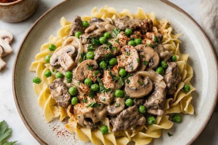 easy beef stroganoff