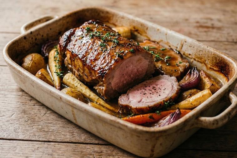 three hour braised pork roast