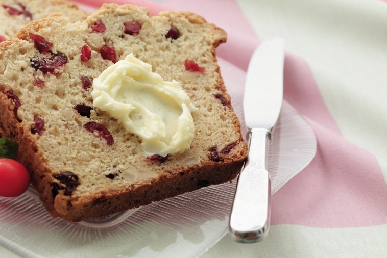 Healthy Lemon Cranberry Bread (1 bowl!) - sweetpeasandsaffron.com