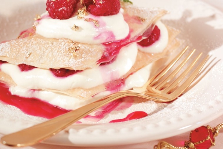 amazing berries n cream mille feuille