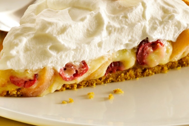 apple cranberry custard vanilla cream tart