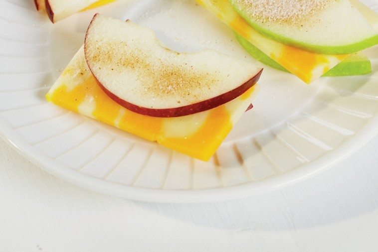 apple with cheddar and cinnamon apple with cheddar and cinnamon