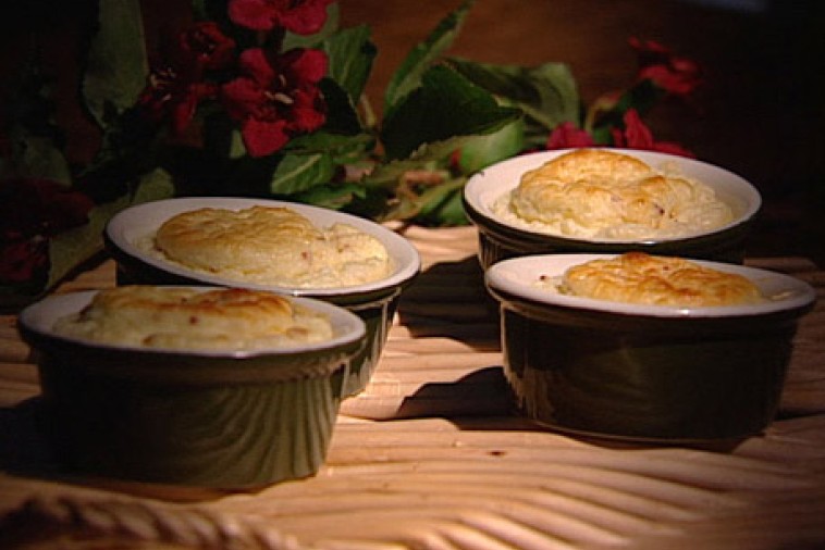 Bacon And Cheese Souffle Canadian Goodness Sprinkle with bacon and scallions. bacon and cheese souffle